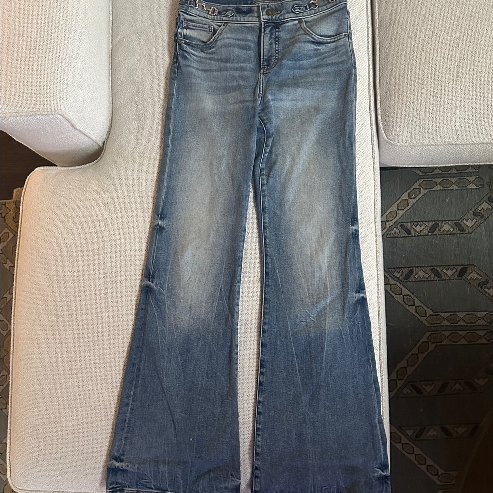 Express 70”s Flare Mid-Rise Jeans Size 2 Inseam 31”